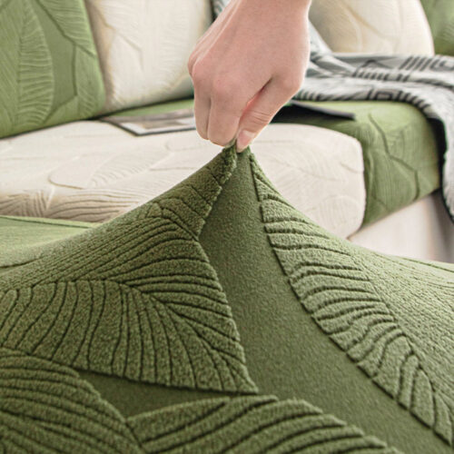 Modern Leaf Jacquard Water-Repellent Anti-Scratch 