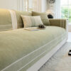 Chenille Jacquard Wide Edge Design Scratch-Resista