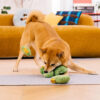 Plush Leaf-Shaped Squeaky Dog Toy - Funnyfuzzy Snu