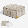 Sustainable Storage Pouf Ottoman & Dog Bed - Funny