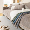 All-Season Modern Tweed Woven Chenille Anti-Slip C