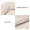 Deluxe Faux Leather & Plush Removable Orthopedic D
