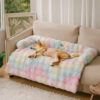 Fluffy Fuzzy Calming Dog Bed Sofa Protector Pet Ma