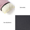 Stylish Plaid Portable Travel Dog Car Safety Seat 