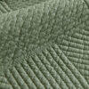 Minimalist All-Season Solid Cotton Geometric Quilt