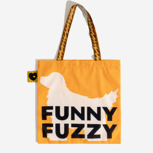 FUNNYFUZZY Recycled Foldable Canvas Tote Bag-Waggi