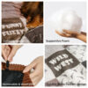 Washable Anti-Scratch Boho Tassel Calming Round Do
