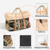 Large Reversible All-Season Indie Boho Cat Carrier