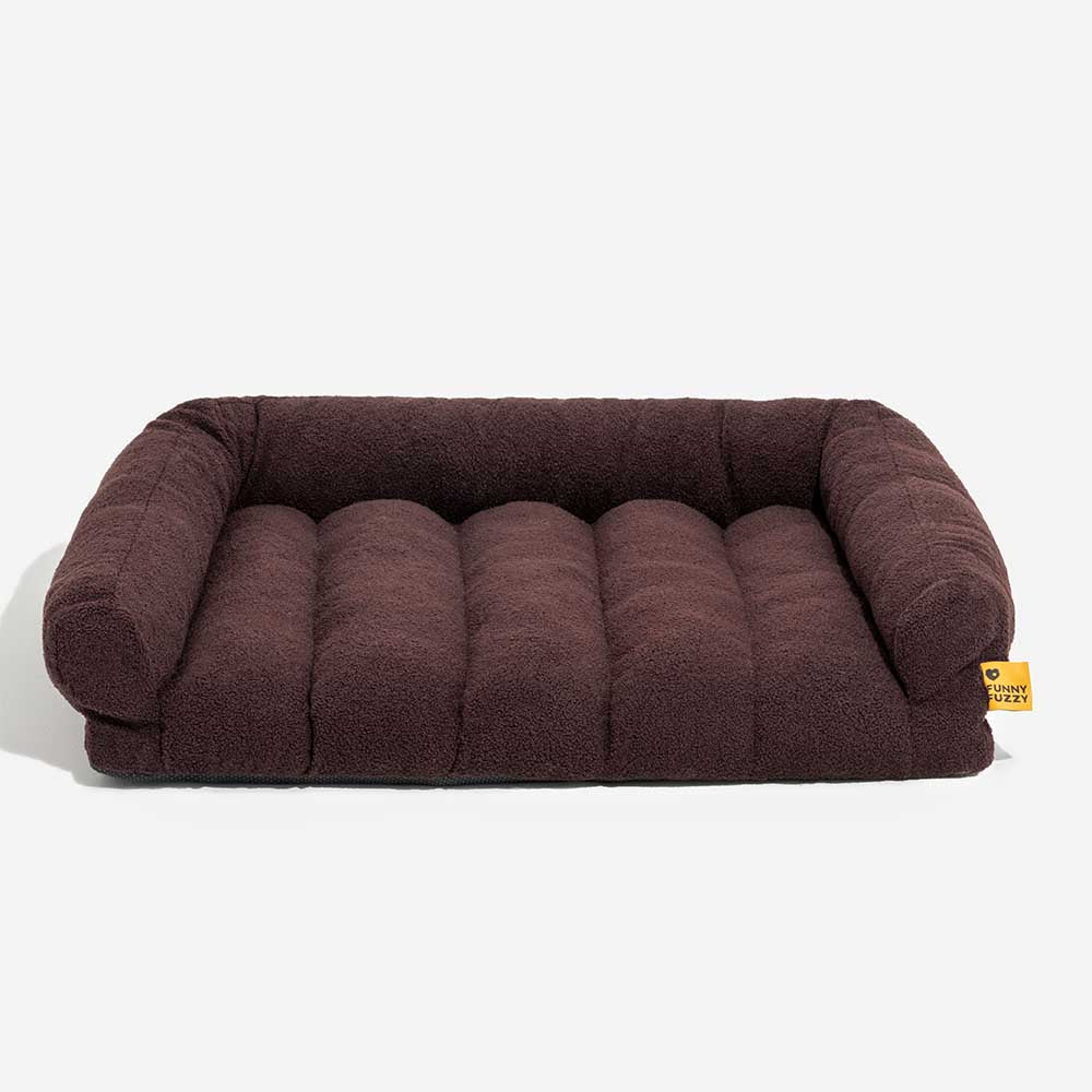 Large Soft Supportive Headrest Orthopedic Dog Sofa
