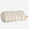 Large Washable Creamy Cozy Flat Dog Beds - Cheesec