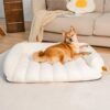 Large Soft Supportive Headrest Orthopedic Dog Sofa
