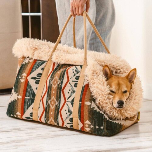 Large Reversible All-Season Indie Boho Pet Carrier