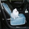 Waterproof Striped Chenille Pet Car Seat Protector