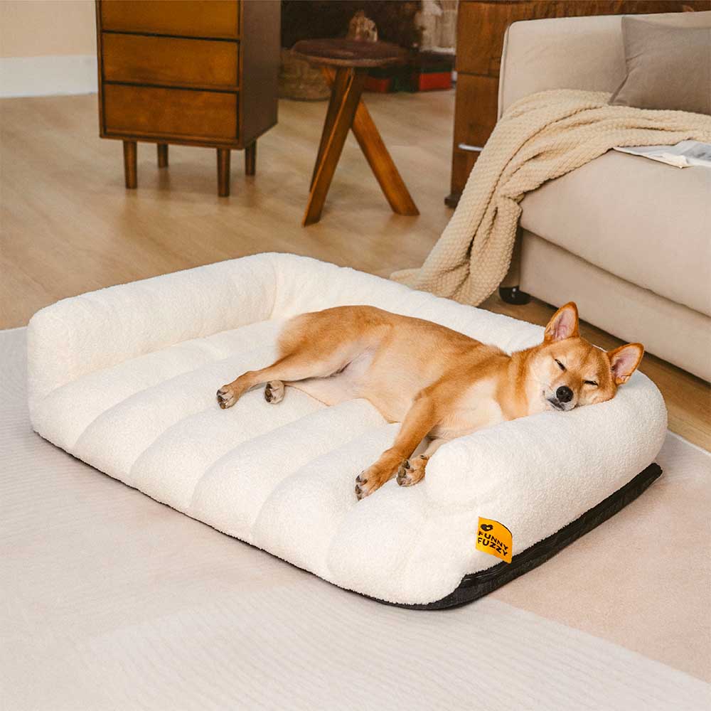 Large Soft Supportive Headrest Orthopedic Dog Sofa