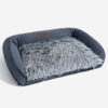 Large Washable Fluffy Cozy Bolster Dog Sofa Bed-De