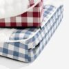 Large Classic Check Headrest Rectangle Calming Dog