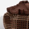 Classic Luxury Floral Washable Cozy Bolster Dog Pi