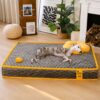 Hooman Innerspring Coils Orthopedic Human Dog Bed 
