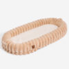 Creamy Plush Super Large Donut Human Dog Bed - Cud