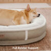 Deluxe Faux Leather & Plush Removable Orthopedic D