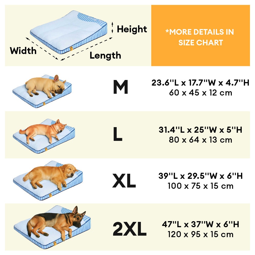 Extra Large Cooling Washable Rectangle Orthopedic