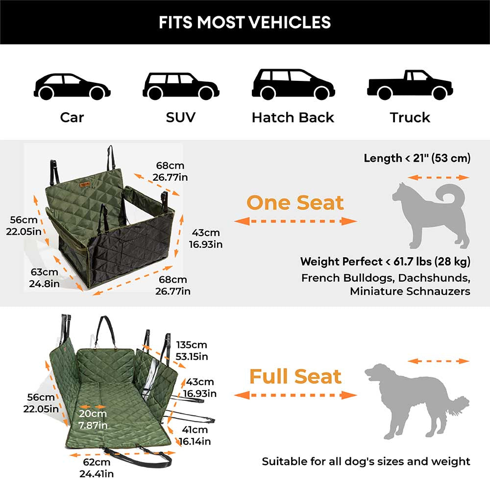 Mobile Bedroom Extra-Large Full Coverage Dog Back