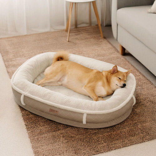 Deluxe Faux Leather & Plush Removable Orthopedic D