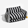 Trendy Striped Faux Lambswool Double Layer Dog & C