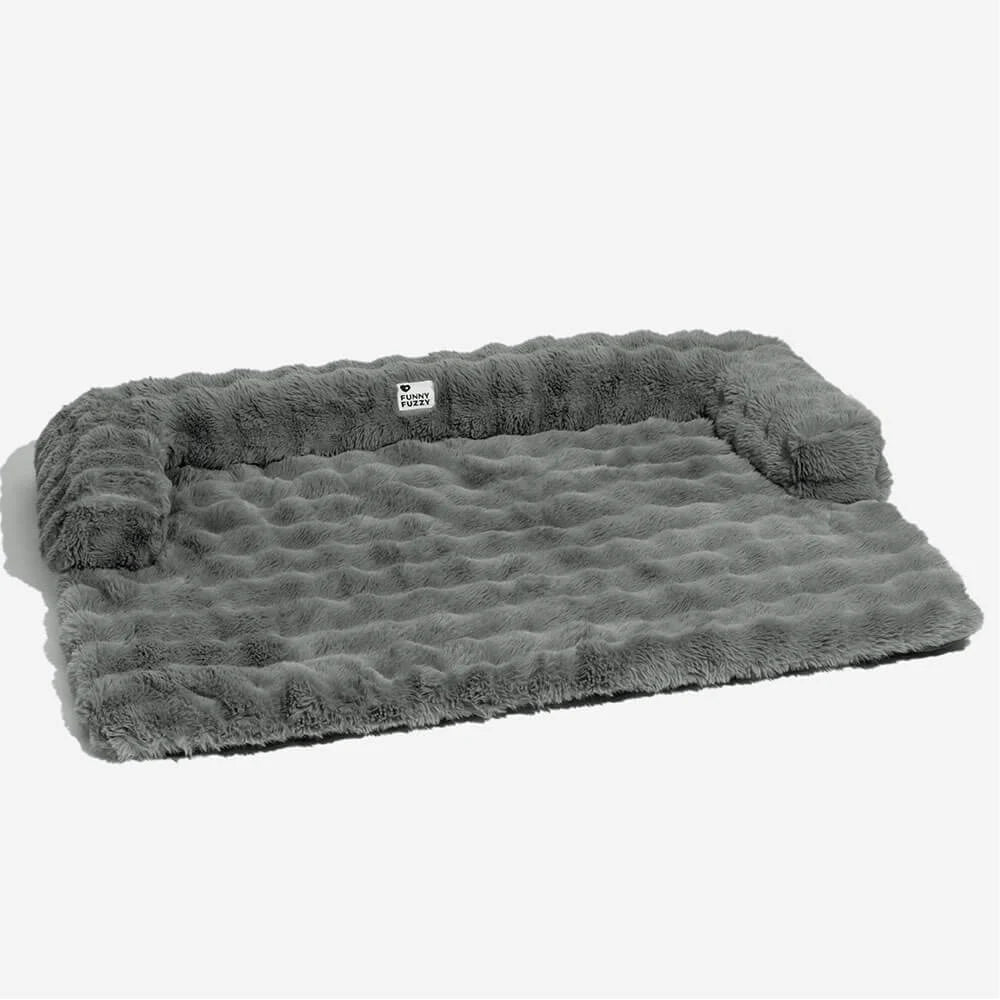 Fluffy Fuzzy Calming Dog Bed Sofa Protector Pet Ma