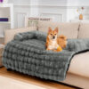 Fluffy Fuzzy Calming Dog Bed Sofa Protector Pet Ma