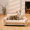 Trendy Striped Faux Lambswool Double Layer Dog & C