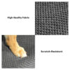 Adjustable Non-Slip Washable Soft Dog Stairs with 
