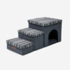 Foldable Dog Stairs with Storage and Condo - Funny