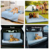 Cooling Travel Bolster Safety Back Seat Large Dog 