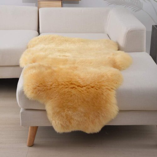 Long Plush Soft Irregular Cashmere Rug – Cozy Comf