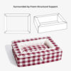 Festive Classic Tartan Cozy Dog Anti-Anxiety Calmi