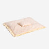 Floral Orthopedic Dog Bed Calming Pet Bed with Pil
