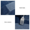 Denim Patchwork Style Pet Double Layer Sofa Dog So