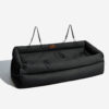 Large Deluxe Faux Leather Dog Car Seat Booster Bed