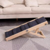 Wooden Dog Ramp 4 Levels Height Adjustable Foldabl