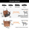 Premium Faux Leather Water-repellent Hammock Dog C