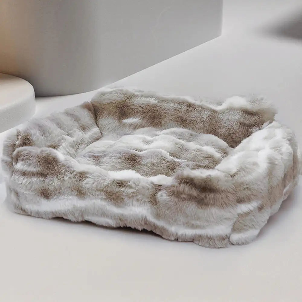 Faux Rabbit Velvet Fluffy Soft Dog And Cat Sofa Be