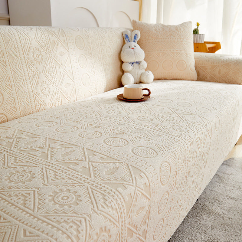 Bohemian Jacquard Stretch Full-Cover Anti-Slip Cou