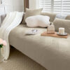 Minimalist All-Season Solid Cotton Geometric Quilt