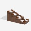 Detachable Chessboard Plaid Handcrafted Dog Stairs
