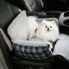 3 in 1 Fluffy Warmth Safe Dog Booster Car Seat Bed