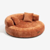 Luxe Diamond Velvet Removable Orthopedic Donut Dog