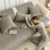 Warm Plush Vintage Non-Slip Couch Cover