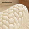 3D Wheat Embroidery Washable Cotton Non-Slip Anti-
