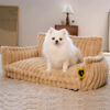 Large Washable Fluffy Orthopedic Soft Dog Pillow D